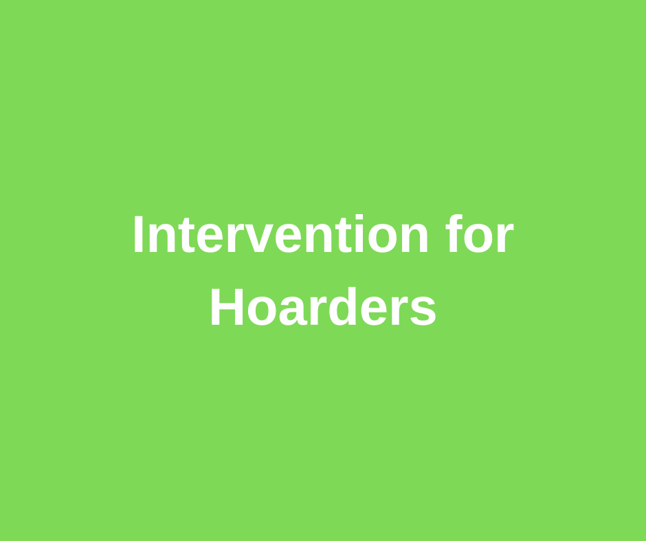 Intervention for Hoarders Banner